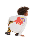 Wynken - longsleeve bon bon tee - ecru dog