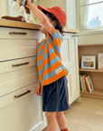 Hygge Selection - terry piping shorts - navy