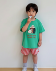 Hygge Selection - dog summer tee - green