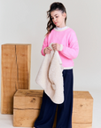 AO76 - American outfitters - kreusch crew neck sweater - fluo pink