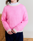 AO76 - American outfitters - kreusch crew neck sweater - fluo pink