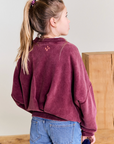 AO76 - American outfitters - ivy sweatshirt - bordeaux
