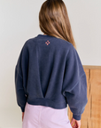 AO76 - American outfitters - ivy sweatshirt - dark slate