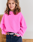 AO76 - American outfitters - violetta sweatshirt - fluo pink