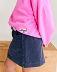 AO76 - American outfitters - violetta sweatshirt - fluo pink