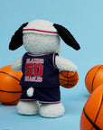 Snoopy - basketball snoopy - cream - 23 cm