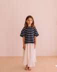 We are kids - jordan tee - navy stripes