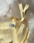 Silly Silas - granny footless cotton tights - lemon icing