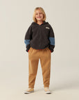 The campamento - kids - polar zipped sweatshirt - grey
