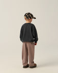 The campamento - kids - washed sweatshirt - grey