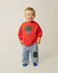 The campamento - baby - big tree sweatshirt - red