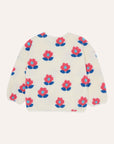 The campamento - kids - big flowers jacket - ecru