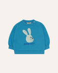 The campamento - baby - rabbit good day sweatshirt - light blue