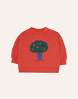 The campamento - baby - big tree sweatshirt - red