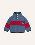 The campamento - baby - polar sweatshirt - color block blue