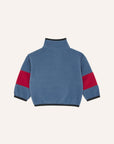 The campamento - baby - polar sweatshirt - color block blue