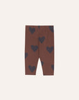The campamento - baby - hearts leggings - brown