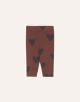 The campamento - baby - hearts leggings - brown