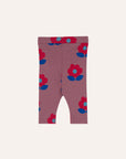 The campamento - baby - big flowers leggings - purple