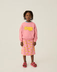 The Campamento - kids - falling star sweatshirt - pink