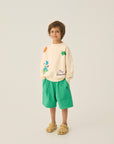 The Campamento - kids - drawings sweatshirt - ecru