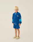 The Campamento - kids - colorblock shorts - blue
