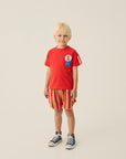 The Campamento - kids - number one t-shirt - red
