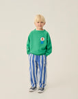 The Campamento - kids - number one sweatshirt - green