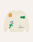 The Campamento - kids - drawings sweatshirt - ecru