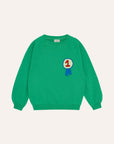The Campamento - kids - number one sweatshirt - green
