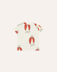 The Campamento - baby - ladybug allover t-shirt - ecru