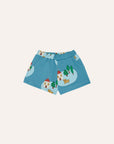 The Campamento - baby - small village shorts - blue