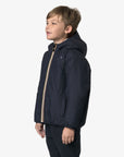 K-way - le vrai claude 4.0 orsetto jacket - blue depth