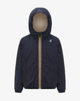 K-way - le vrai claude 4.0 orsetto jacket - blue depth