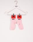 Indee - bicolor logo socks - various pink