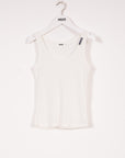 Indee - fitted tanktop - vegetal off white