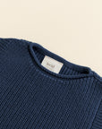 Hvid - wool vest - baby - harvey - blue