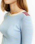 Indee - striped pullover - vesuvio blue
