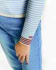 Indee - striped pullover - vesuvio blue