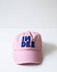 Indee - embroidery cap - villeneuve pink