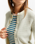 Indee - fitted cardigan - vip offwhite