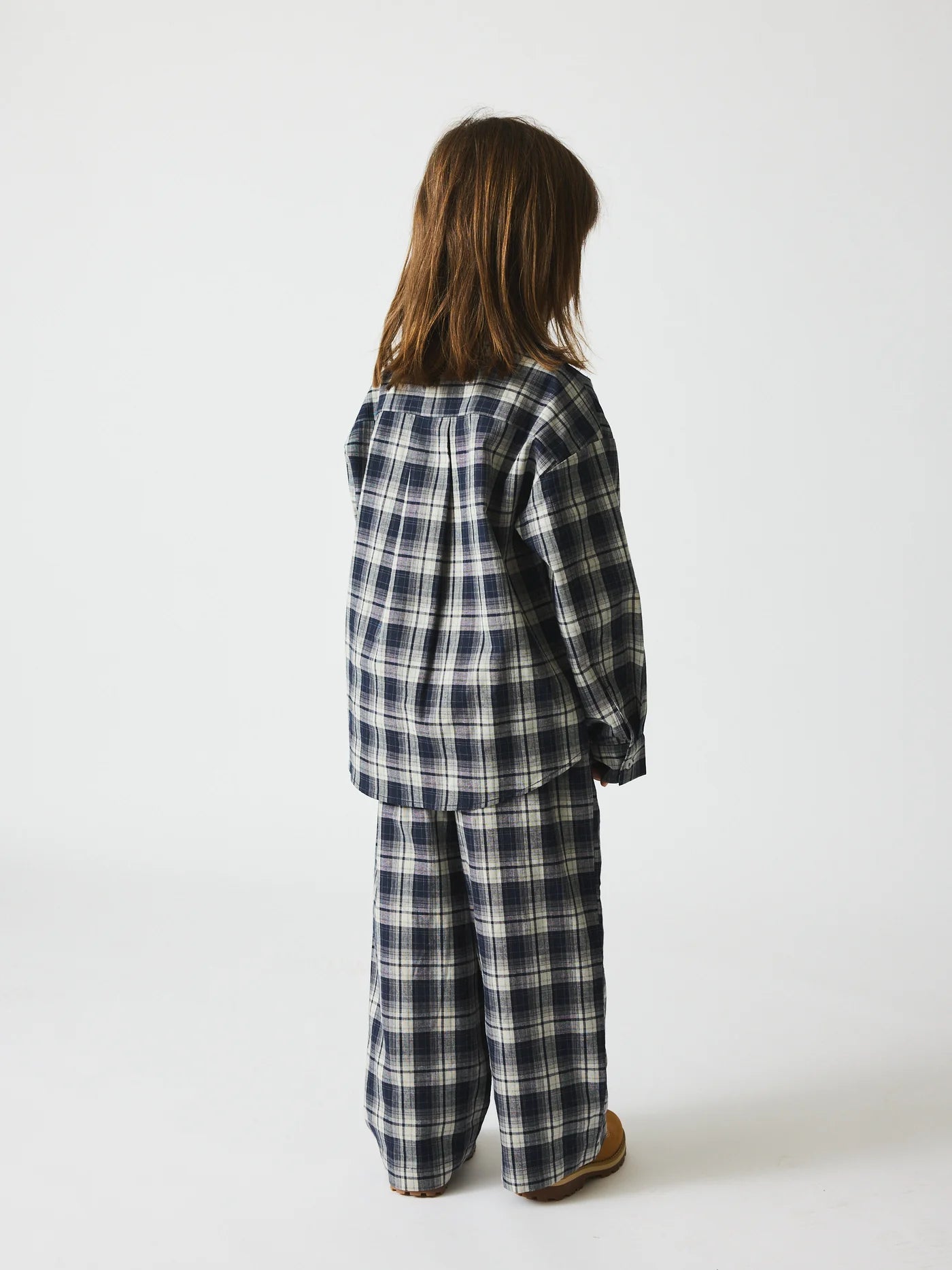 Brunobruno nation - virgil check shirt - navy