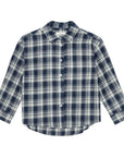 Brunobruno nation - virgil check shirt - navy