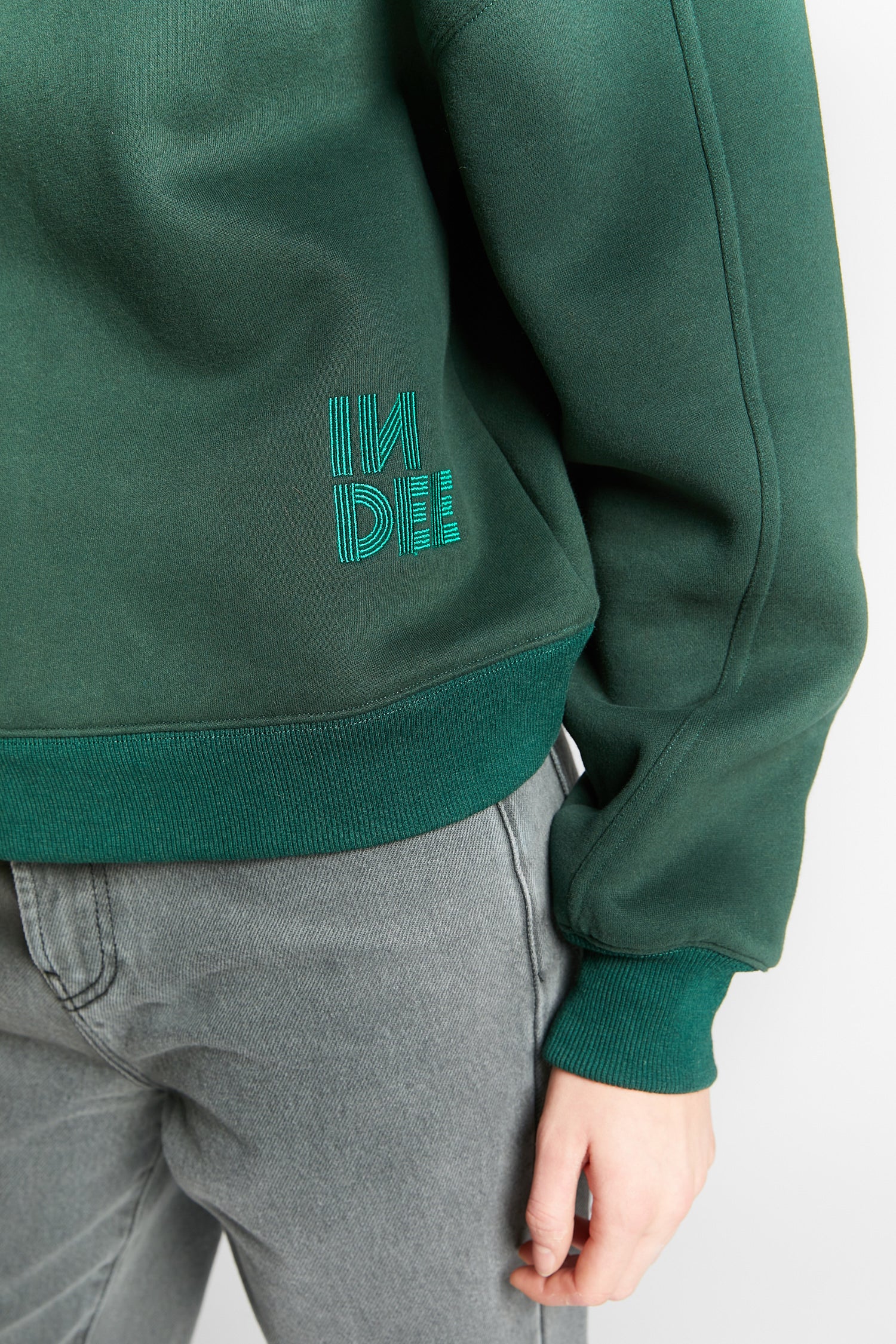 Indee - wakame - sweatshirt - forest green