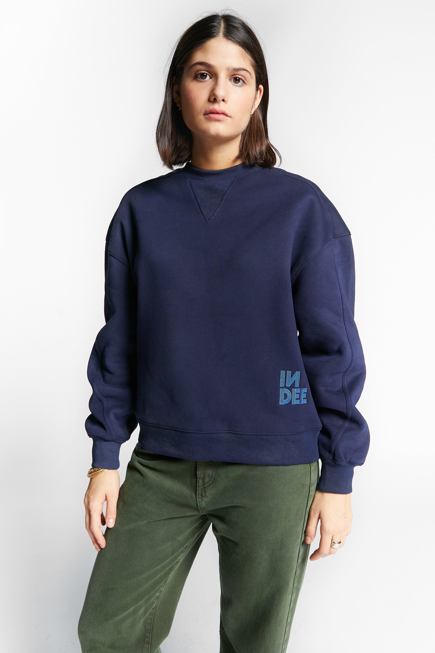 Indee - wakame - sweatshirt - navy