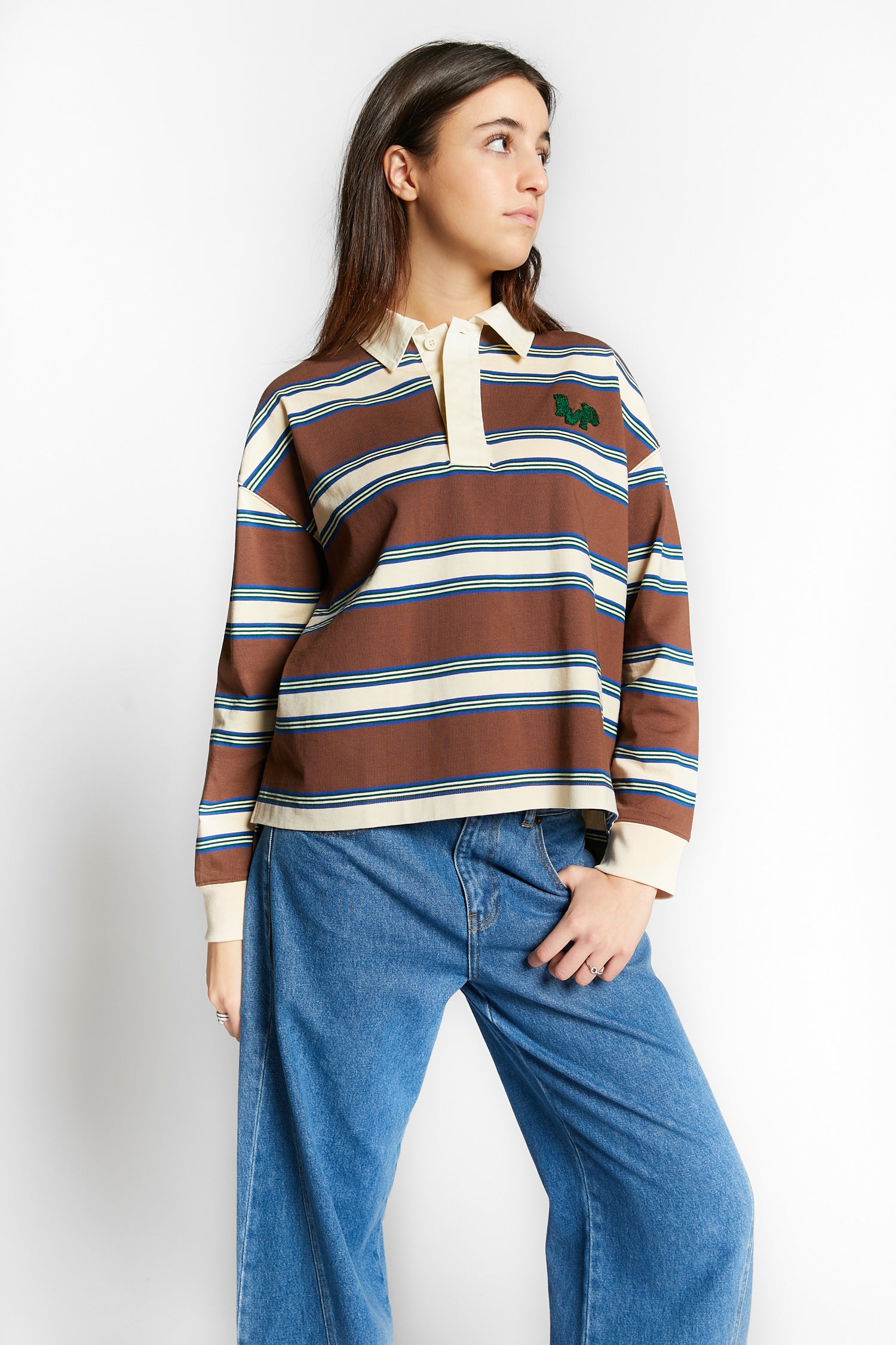 Indee - wales - polo rugby t-shirt - coffee