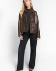 Indee - wanna - lurex top with scarf - black