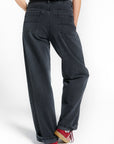 Indee - wildlife - denim baggy pants - washed black