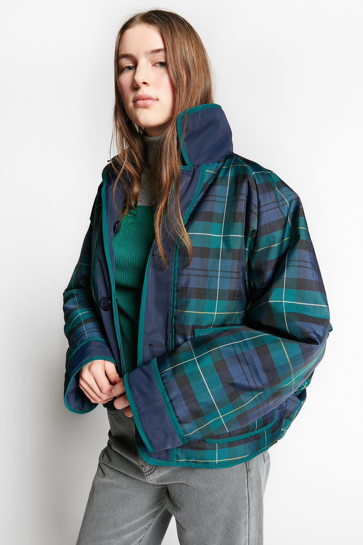 Indee - windy - reversible jacket - navy
