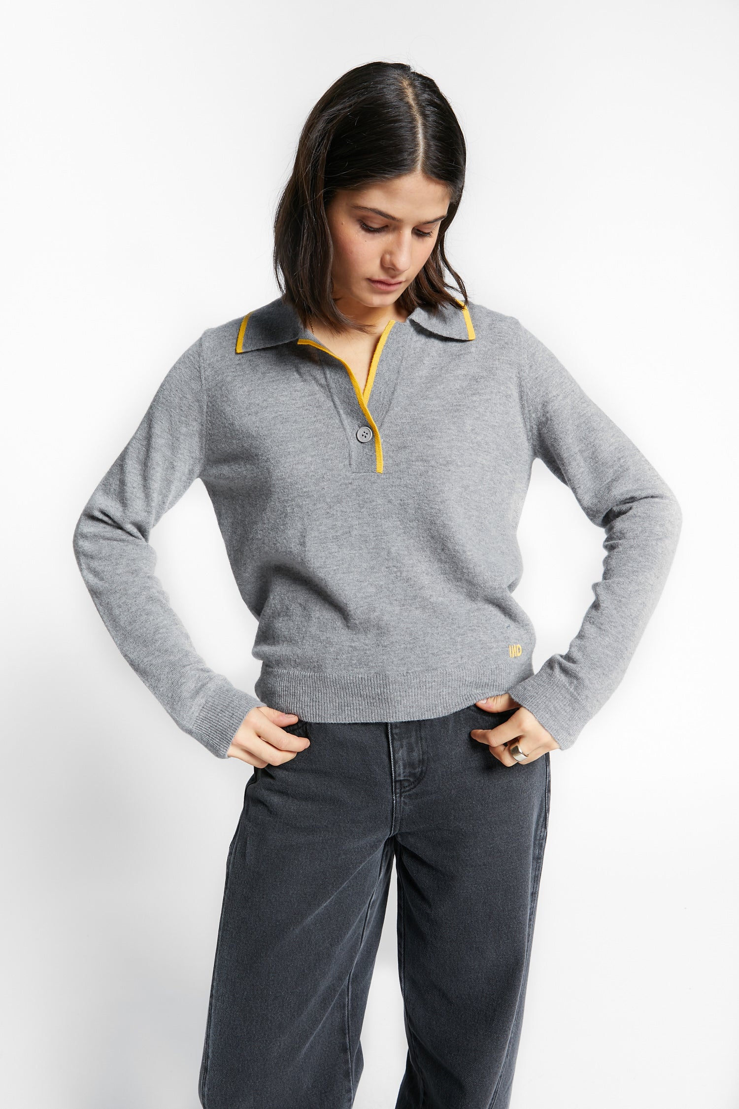 Indee - winner - polo pullover - grey